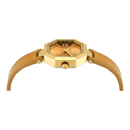 Timex Trendline Octagonal 26mm Yellow Dial Analog Women Watch - TWEL26900