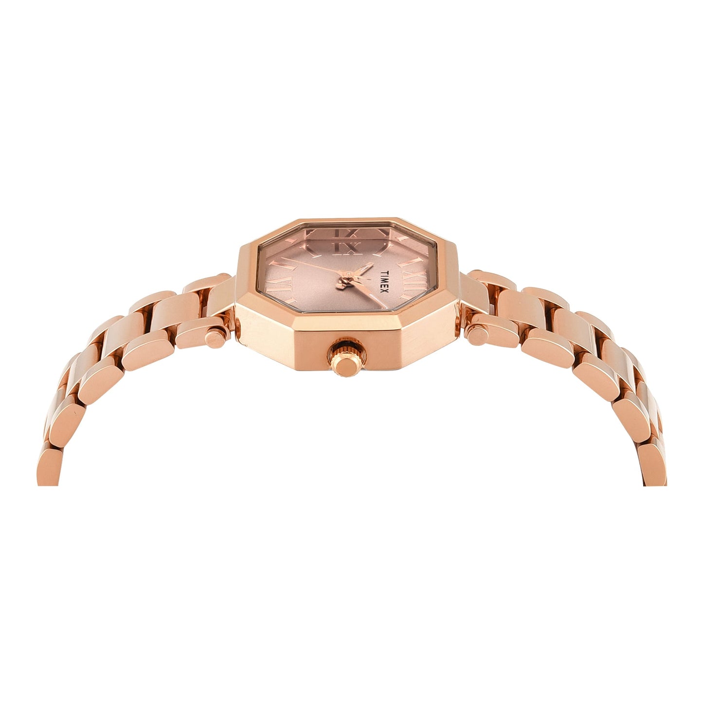 Timex Trendline Octagonal 26mm Rose Gold Dial Analog Women Watch - TWEL26903