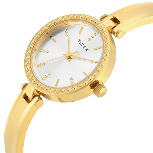 Timex Trendline Round 30mm Silver Dial Analog Women Watch - TWEL27000