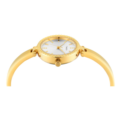 Timex Trendline Round 30mm Silver Dial Analog Women Watch - TWEL27000