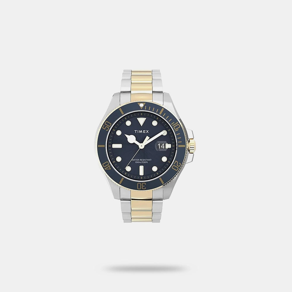 Men Quartz Blue Dial Analog Stainless Steel Watch â€“ TWEL27001