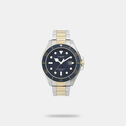 Men Quartz Blue Dial Analog Stainless Steel Watch â€“ TWEL27001