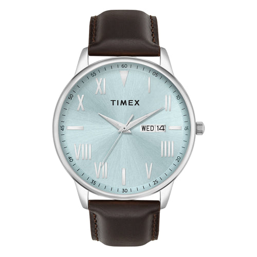 Timex Trendline Round 43mm Blue Dial Analog Men Watch - TWTG12113