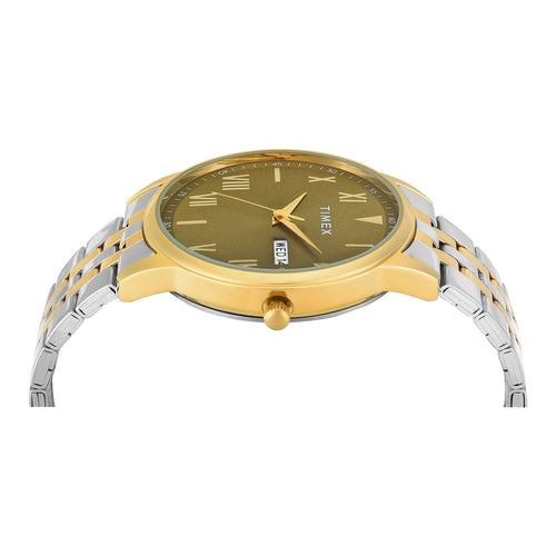 Timex Trendline Round 43mm Green Dial Analog Men Watch - TWTG12115