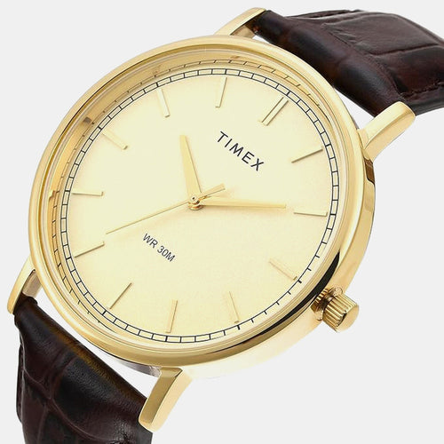 Trendline Men Quartz Dial Analog Leather Watch TWTG12201