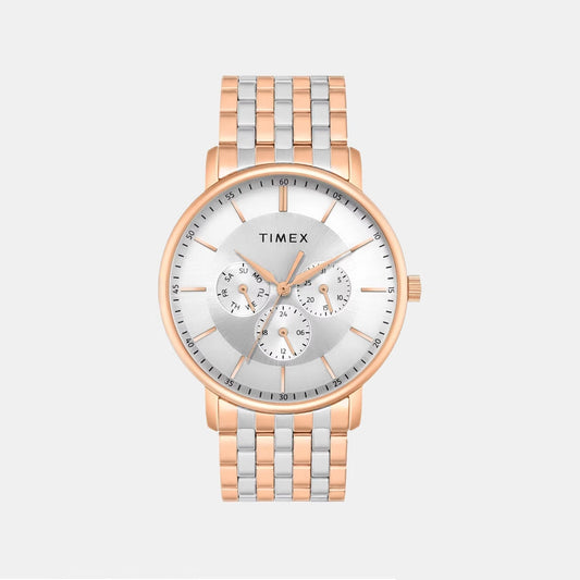 Trendline Men Quartz Dial Multi-Function Stainless Steel Watch TWTG12805