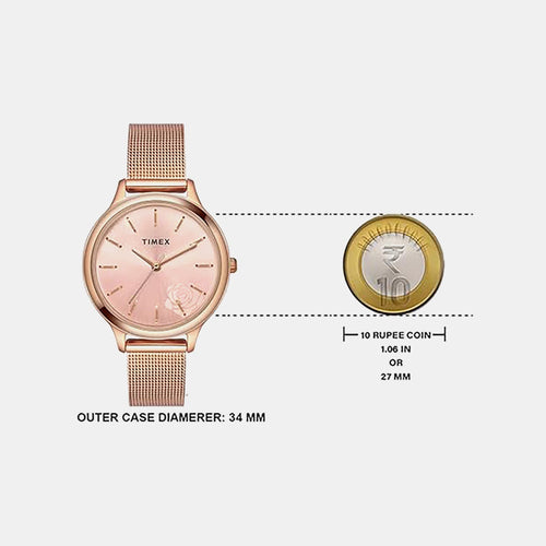 Trendline Women Quartz Dial Analog Stainless Steel Watch TWTL12102