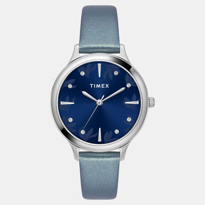 Classics Women Quartz Dial Analog Leather Watch TWTL12108