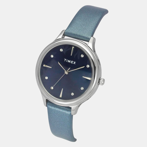 Classics Women Quartz Dial Analog Leather Watch TWTL12108