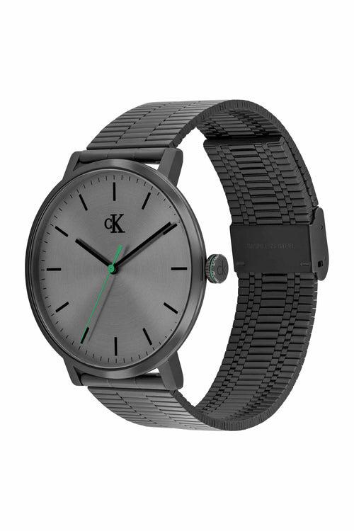 Real 42 mm Grey Dial Stainless Steel Analogue Watch For Men 25200551
