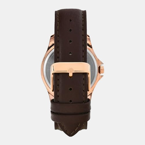 Classics Men Quartz Dial Analog Leather Watch TW000X128