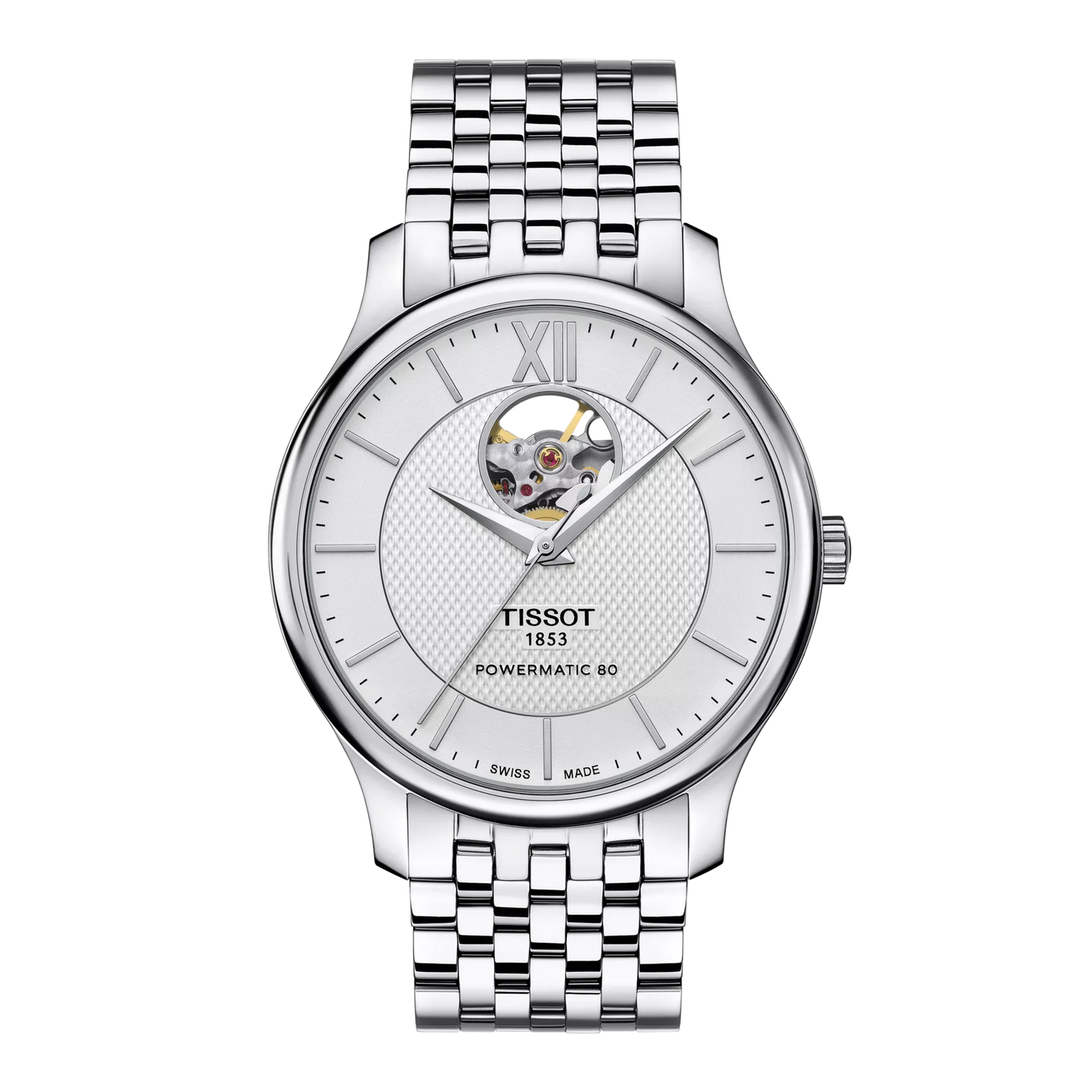 Tissot Tradition Powermatic 80 Open Heart - T0639071103800