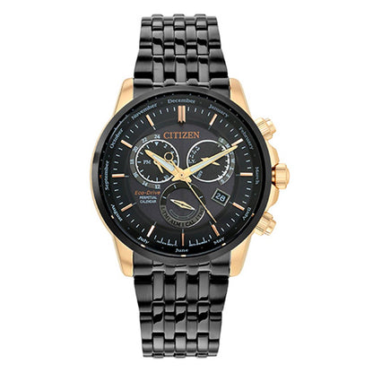 Citizen Men Perpetual calender Round Black Watches
