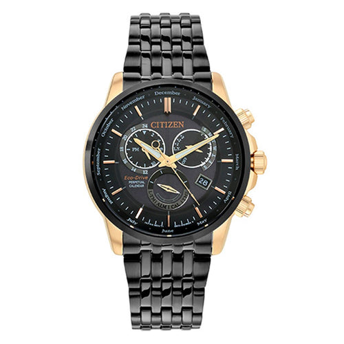 Citizen Men Perpetual calender Round Black Watches
