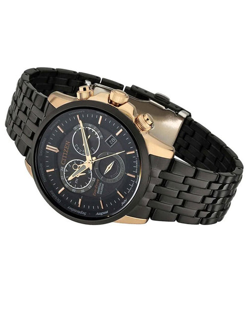 Citizen Men Perpetual calender Round Black Watches