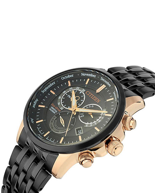 Citizen Men Perpetual calender Round Black Watches