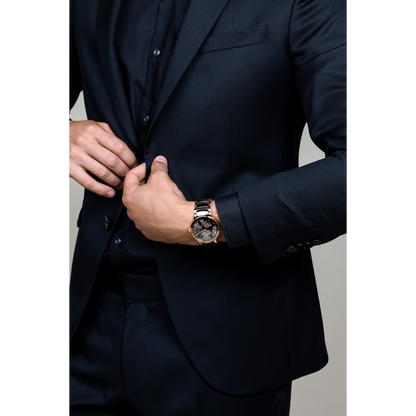 Rado Centrix Brown Skeleton Dial Automatic R30181312 Watch for Men