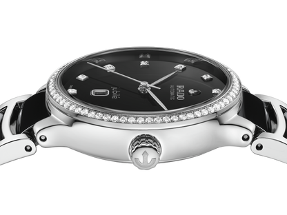 Centrix Automatic Diamonds Women Black Dial Analog Ceramic Watch R30228702