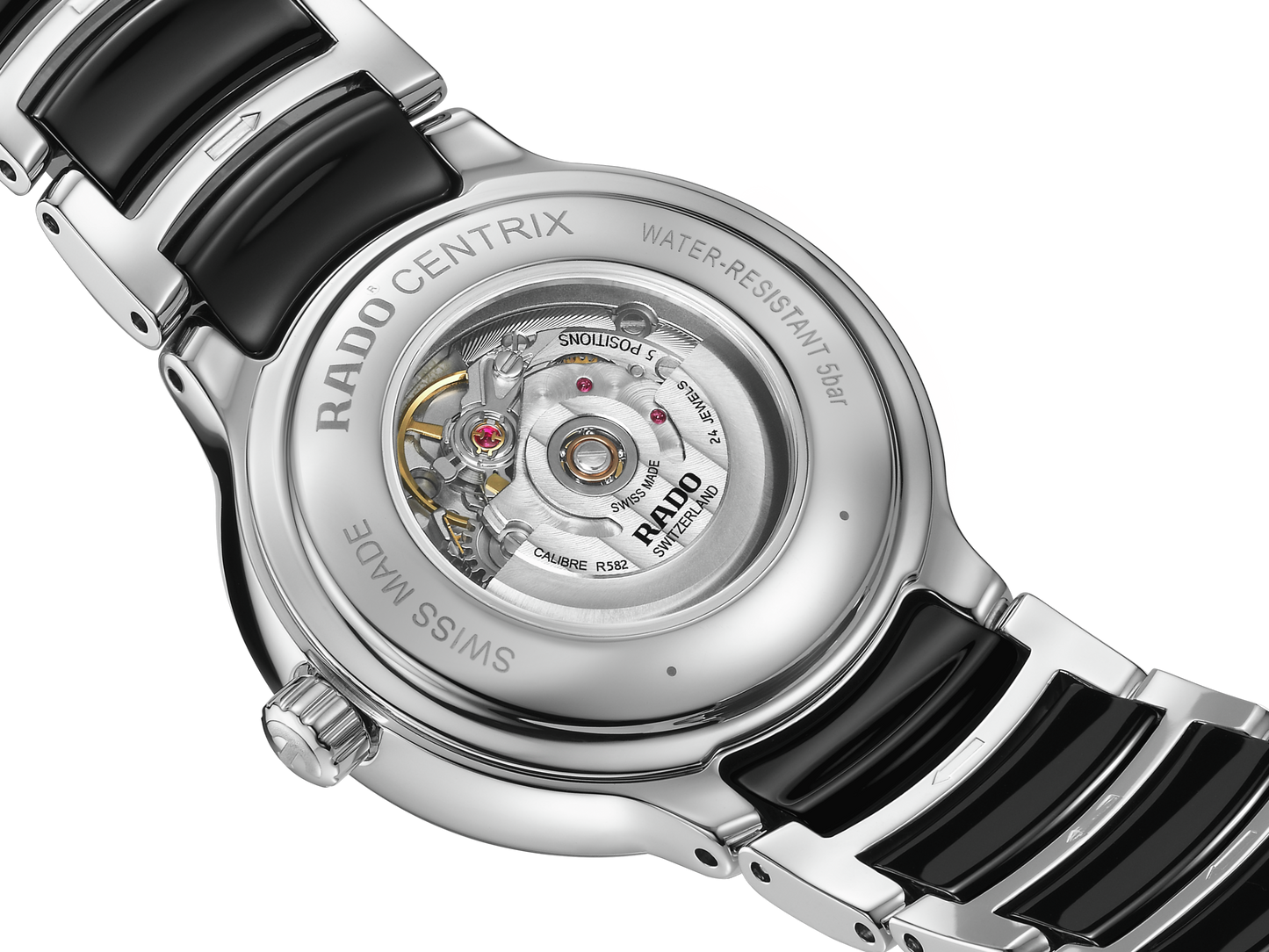 Centrix Automatic Diamonds Women Black Dial Analog Ceramic Watch R30228702