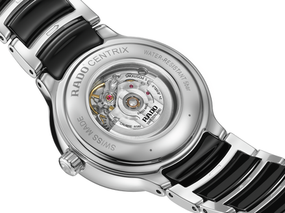 Centrix Automatic Diamonds Women Black Dial Analog Ceramic Watch R30228702
