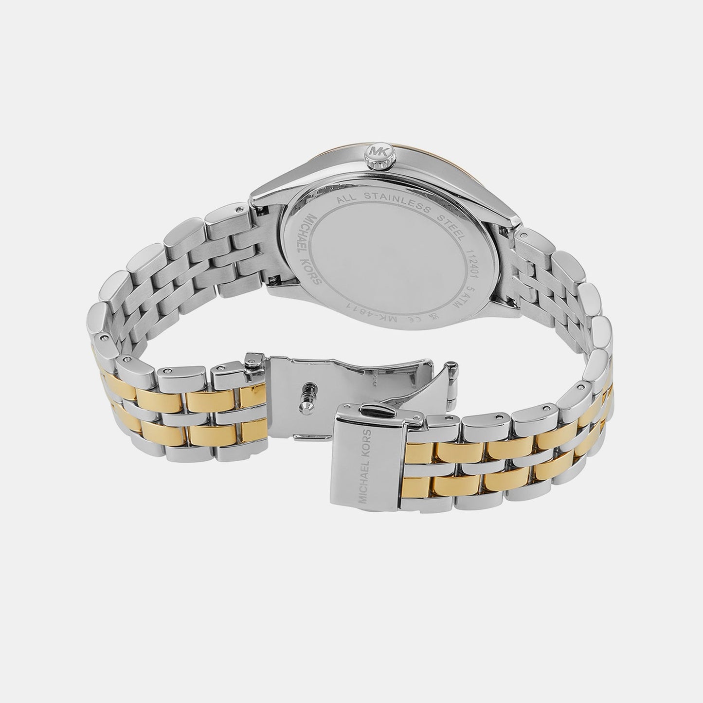 Harlowe Women Quartz Silver Dial Analog Stainless Steel Watch MK4811