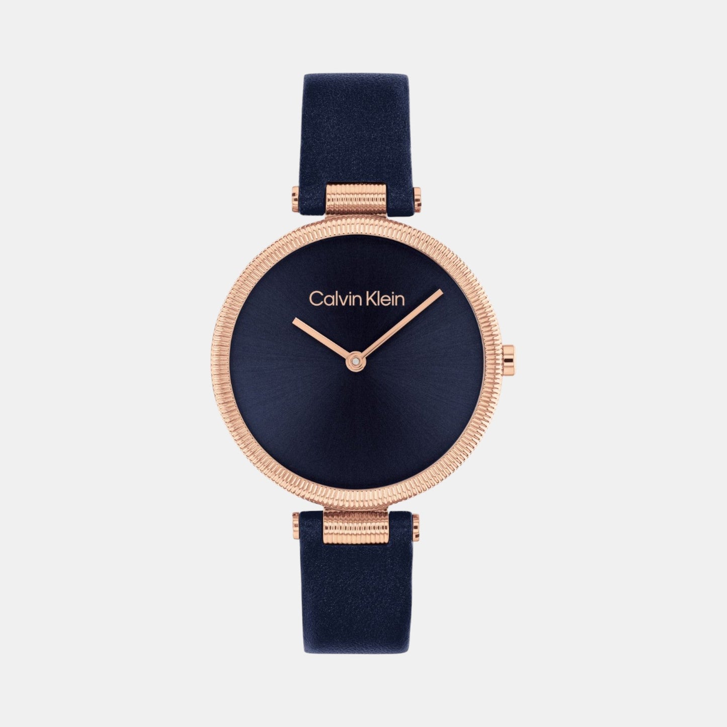 Gleam Women Quartz Blue Dial Analog Leather Watch 25100041