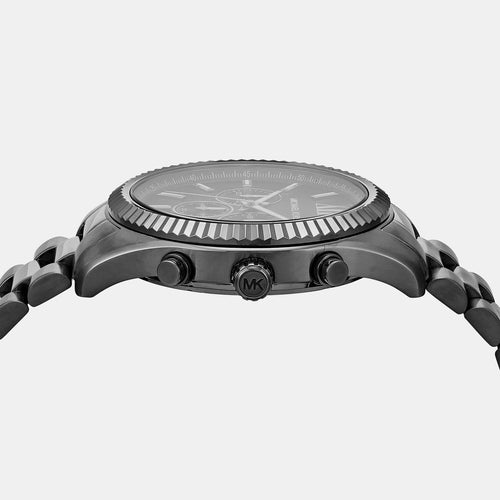 Lexington Men Quartz Black Dial Chronograph Stainless Steel Watch MK9154
