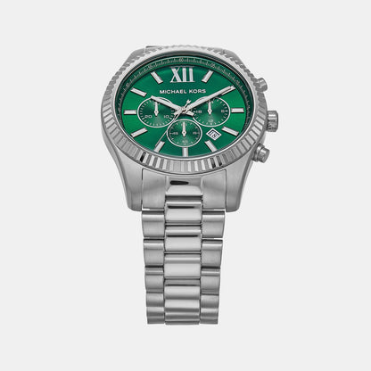 Lexington Men Quartz Green Dial Chronograph Stainless Steel Watch MK9152