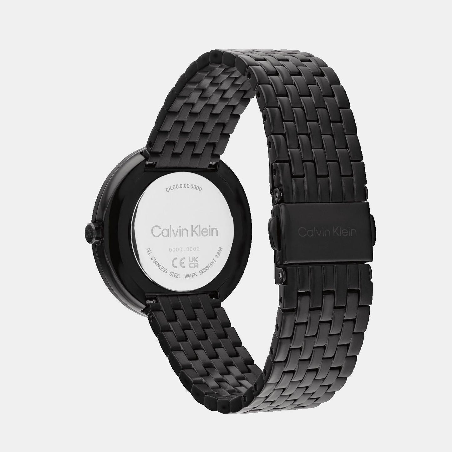 Twisted Bezel Women Quartz Black Dial Analog Stainless Steel Watch 25100039