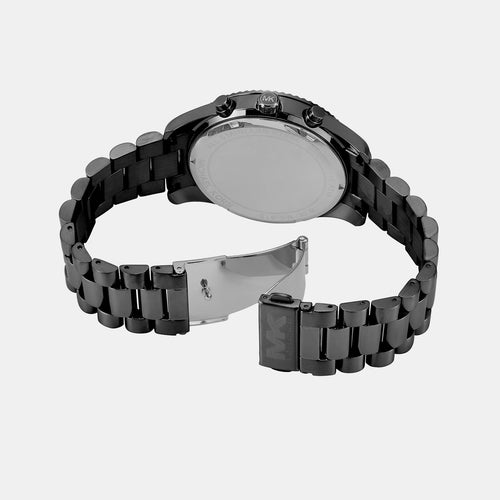 Lexington Men Quartz Black Dial Chronograph Stainless Steel Watch MK9154