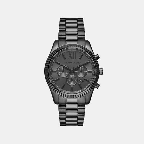 Lexington Men Quartz Black Dial Chronograph Stainless Steel Watch MK9154