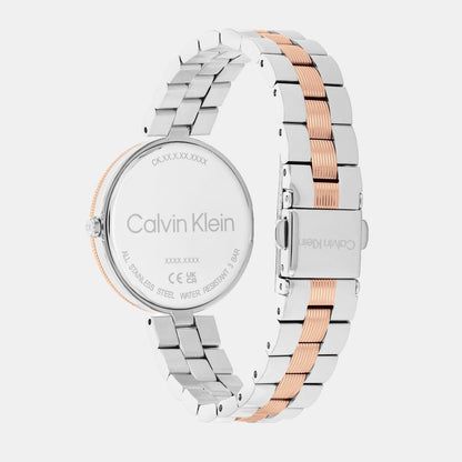 Gleam Women Quartz Silver Dial Analog Stainless Steel Watch 25100040