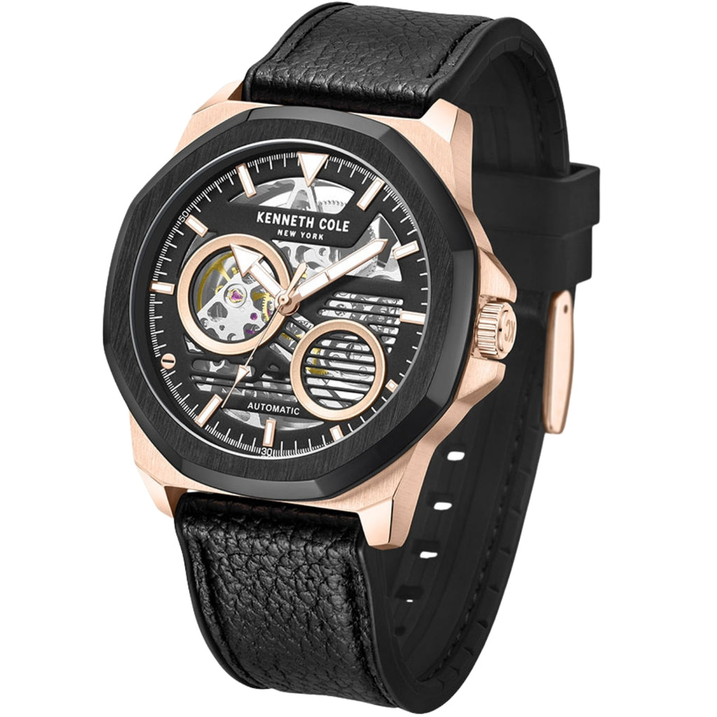 Kenneth Cole Black Dial Men Watch NTKCWGZ0013603MN