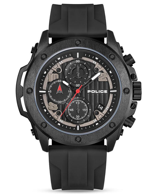 Police Men Round Black Watches PLPEWGO00777X1W