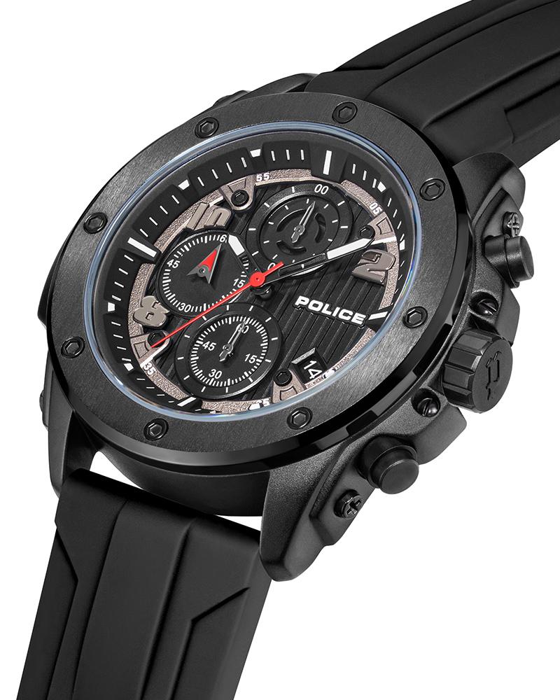 Police Men Round Black Watches PLPEWGO00777X1