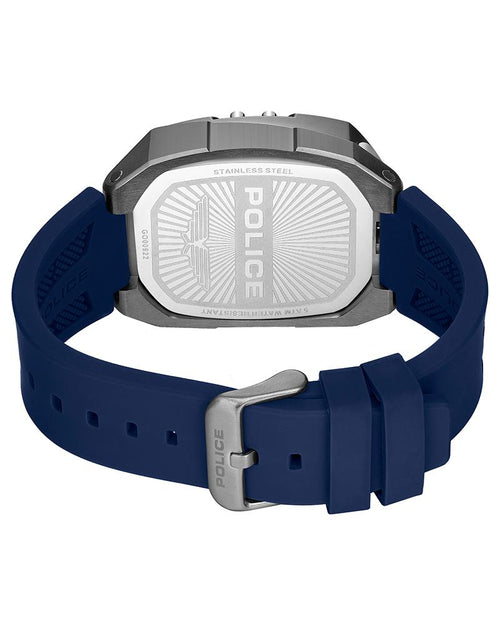Police Men Round Blue Watches PLPEWGO0092205