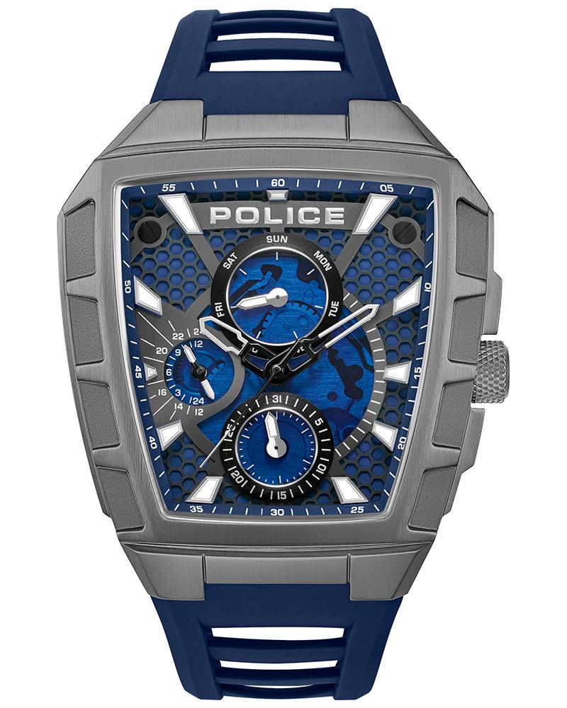 Police Men Pl-fw 25 newness order Tonneau Blue Watches
