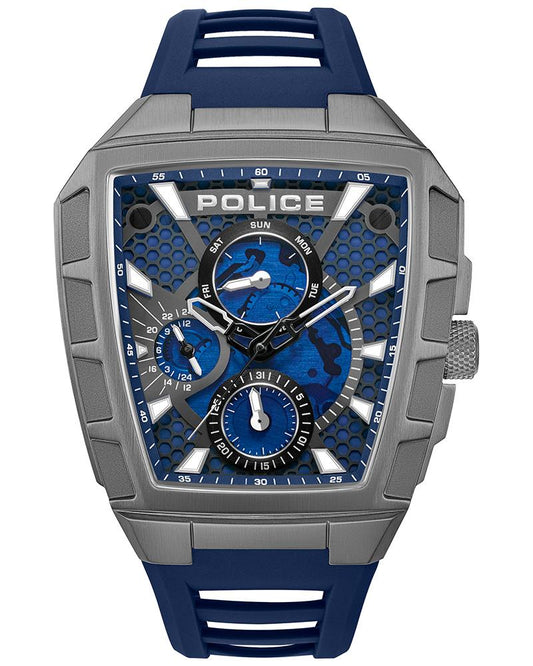 Police Men Pl-fw 25 newness order Tonneau Blue Watches