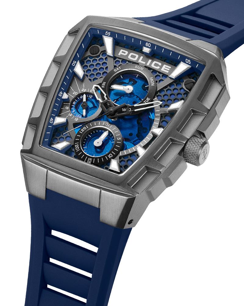 Police Men Pl-fw 25 newness order Tonneau Blue Watches