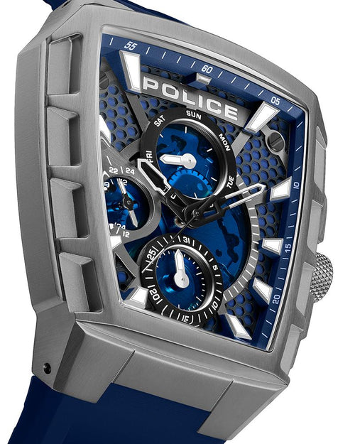 Police Men Pl-fw 25 newness order Tonneau Blue Watches PLPEWGQ0056806
