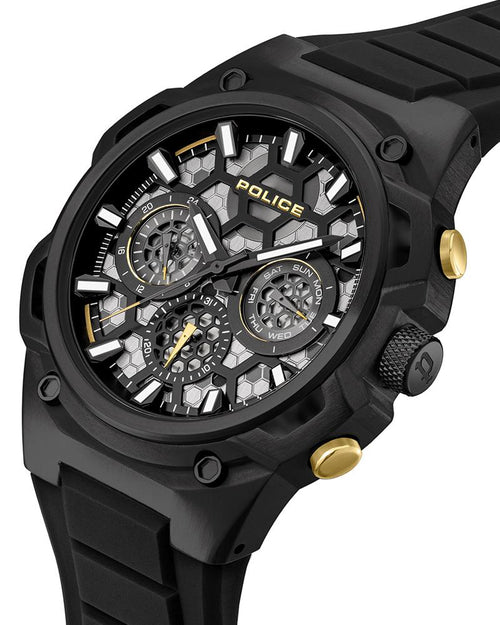Police Men Round Black Watches PLPEWGQ0071901W