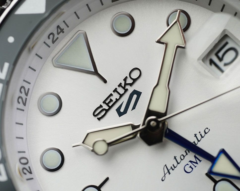 Seiko 5 Sports SKX GMT Sky Blue, Silver Cloud - SSK033K1
