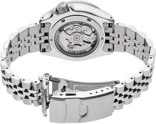 Seiko  5 Sports Men Automatic Green Dial Analog Stainless Steel Watch SSK035K1