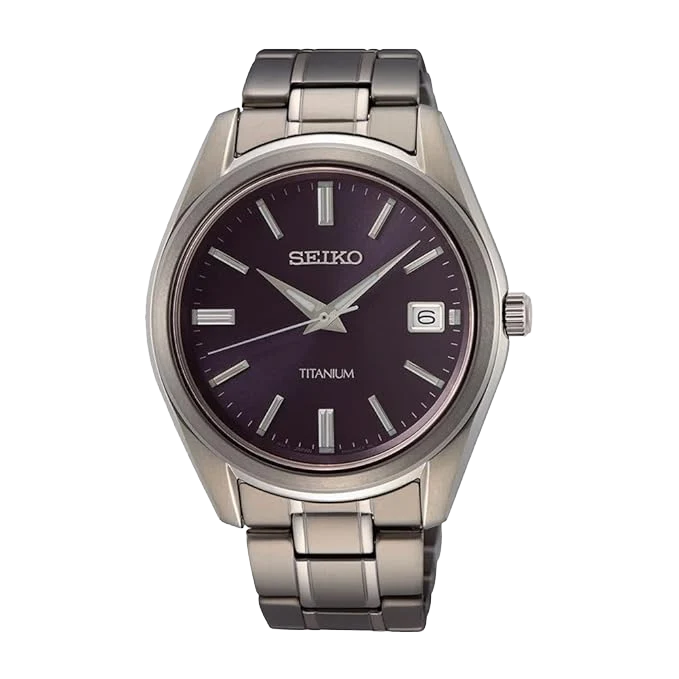 Seiko Classic Titanium Men's Quartz Watch - SUR373P1