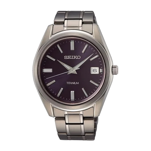 Seiko Classic Titanium Men's Quartz Watch - SUR373P1