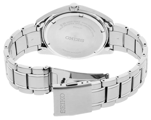 Seiko Dress Men Quartz Pink Dial Analog Stainless Steel Watch SUR523P1