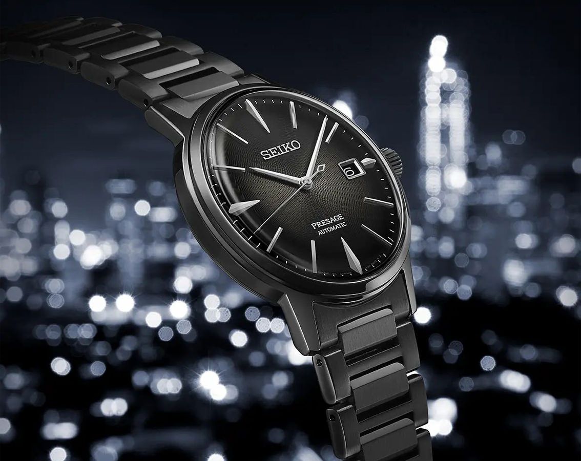 Seiko Presage Cocktail Time 'The Black Velvet' - SRPJ15J1