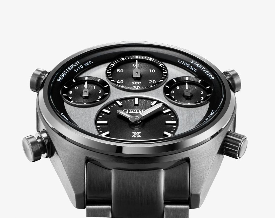 Seiko Prospex Panda One Hundredth of a Second Speedtimer Solar Chronograph - SFJ001P1