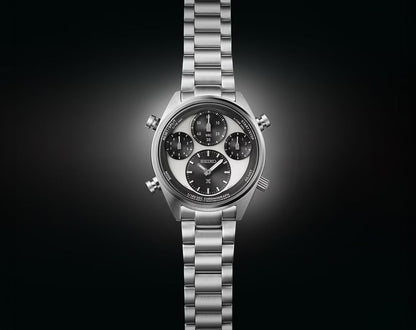 Seiko Prospex Panda One Hundredth of a Second Speedtimer Solar Chronograph - SFJ001P1