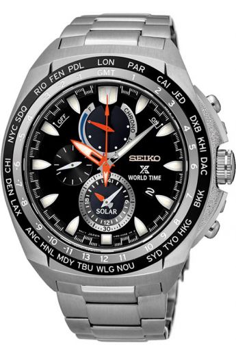 Seiko Prospex Panda One Hundredth of a Second Speedtimer Solar Chronograph - SFJ001P1